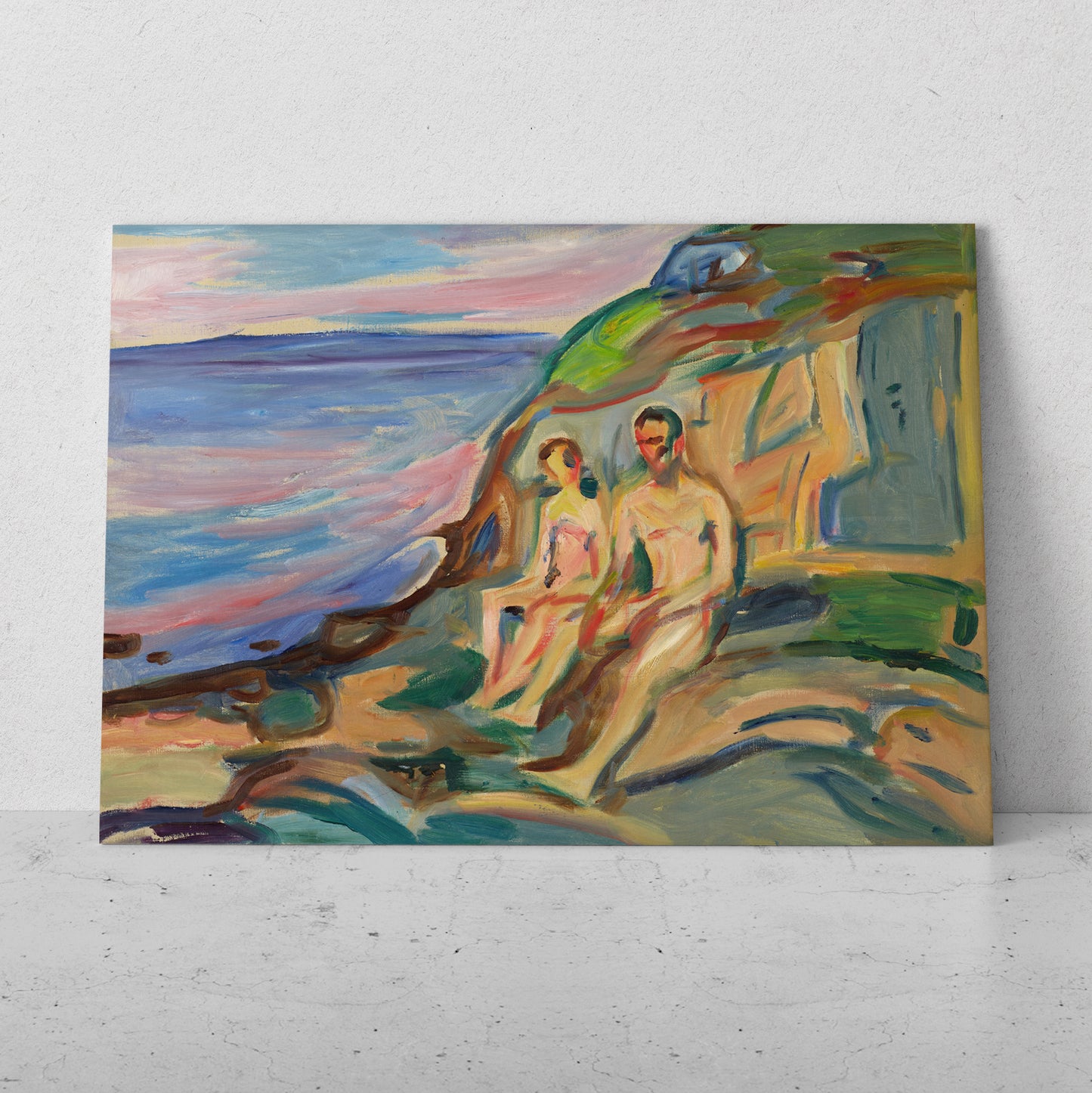 Tomando el sol - Edvard Munch (Horizontal)