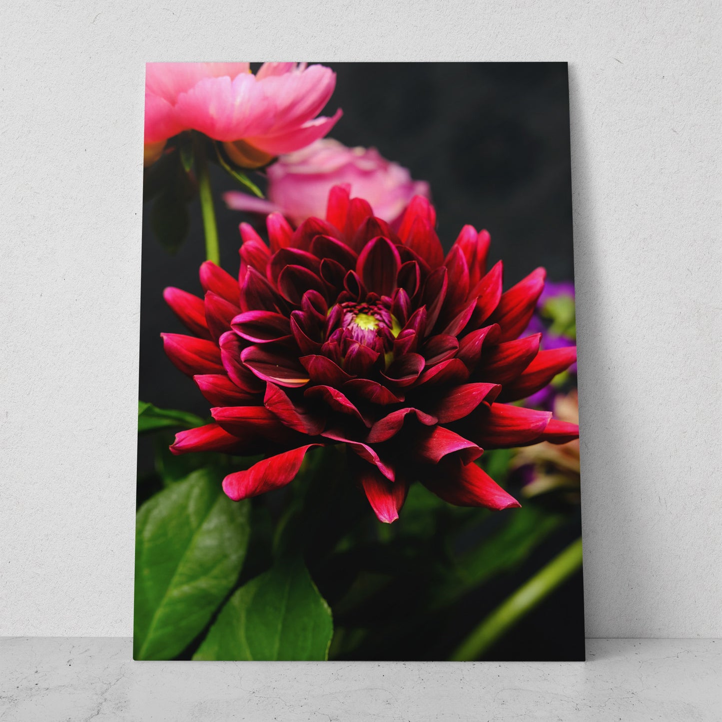 Flor de loto roja (Vertical) #FP_039