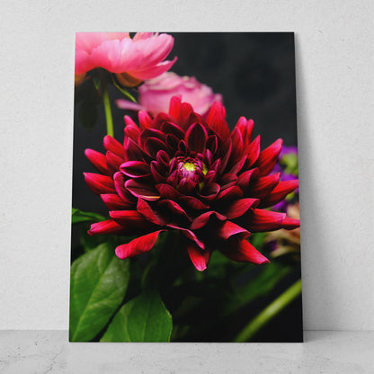 Flor de loto roja (Vertical) #FP_039