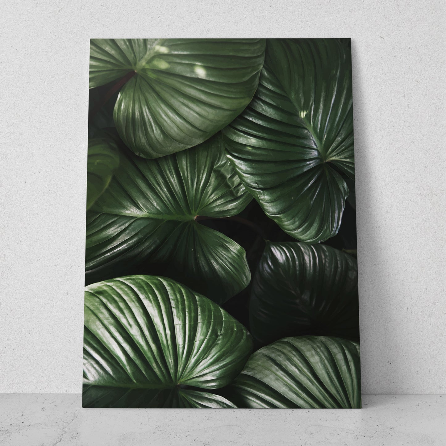 Hojas verdes brillantes (Vertical) #FP_131