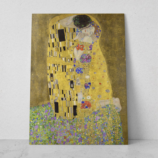 El Beso - Gustav Klimt (Vertical)
