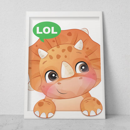 Ilustración Dino 6 (Vertical) #IN01_06