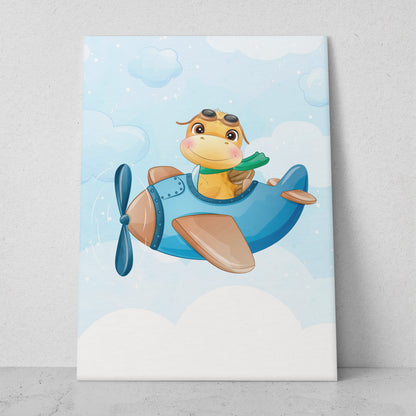 Ilustraciones dinos volando (Vertical) #IN01_07