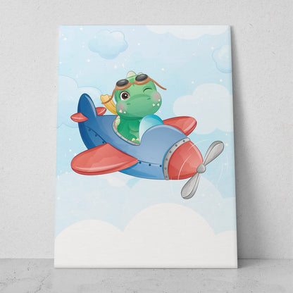 Ilustraciones dinos volando (Vertical) #IN01_08