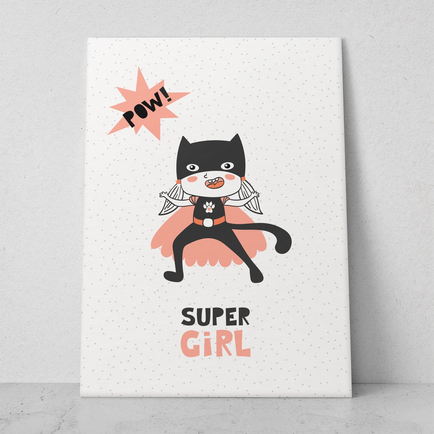 Ilustración Super Girl Pow! (Vertical) #IN01_21