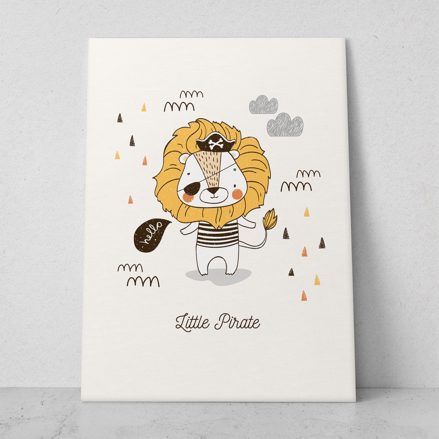 Ilustración Pirate  lion (Vertical) #IN01_28