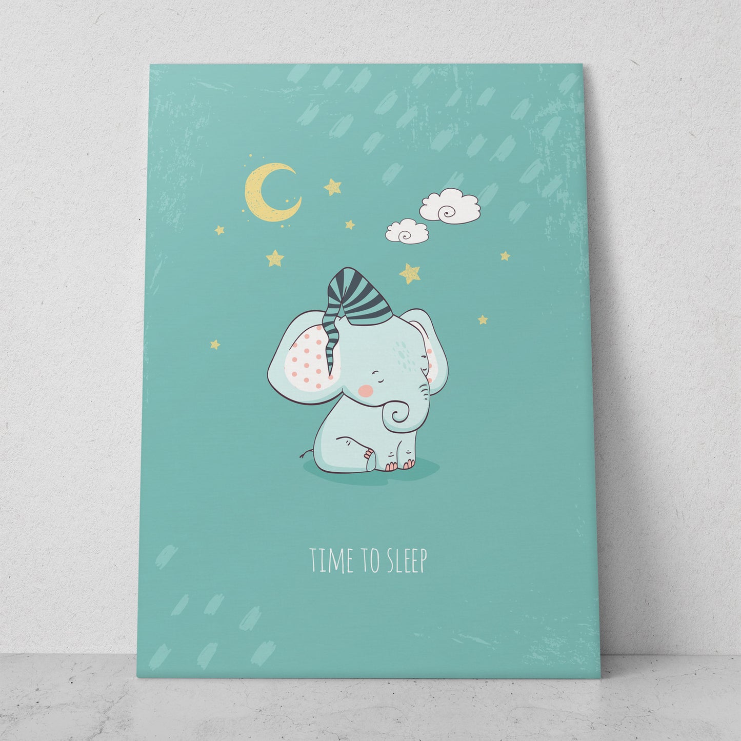 Ilustración Time to sleep elephant (Vertical) #IN01_37