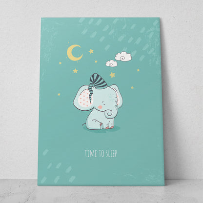 Ilustración Time to sleep elephant (Vertical) #IN01_37