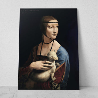 La dama del armiño - Leonardo Da Vinci (Vertical)