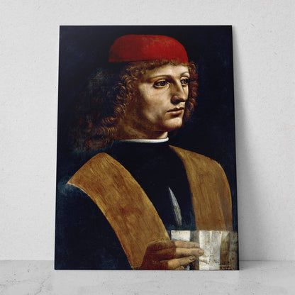 Retrato de un músico - Leonardo Da Vinci (Vertical)