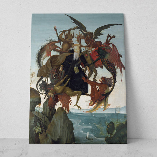 La Tentación de San Antonio - Miguel Ángel / Michelangelo Buonarroti (Vertical)