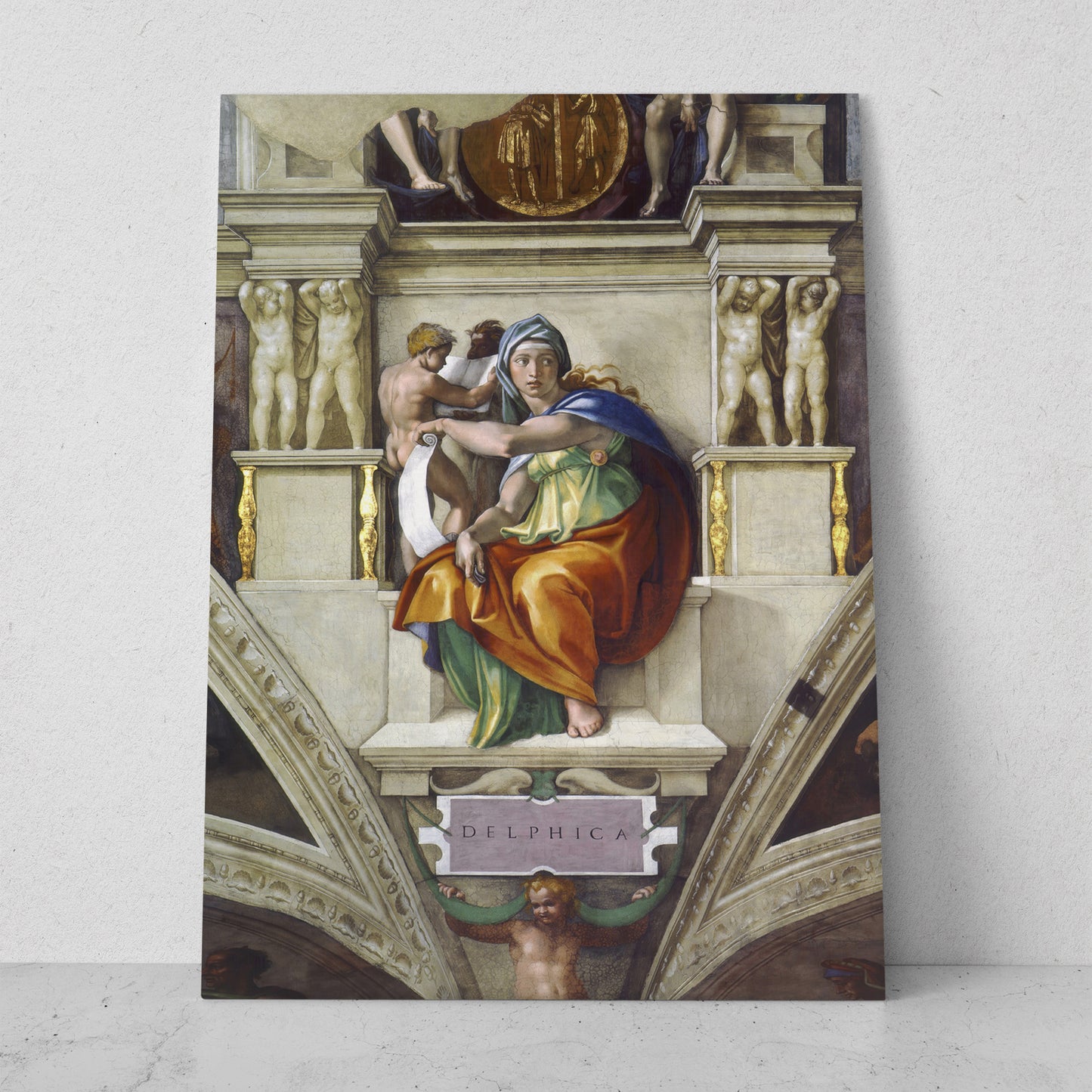Sibila Délfica - Miguel Ángel / Michelangelo Buonarroti (Vertical)