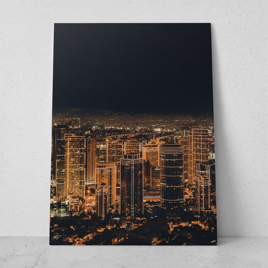 Manila, ciudad de noche (Vertical) #PN03_008