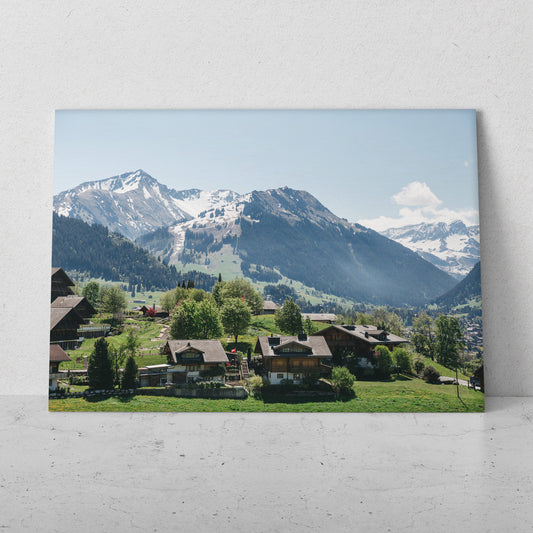 Cabañas en los Alpes suizos (Horizontal) #PN03_058