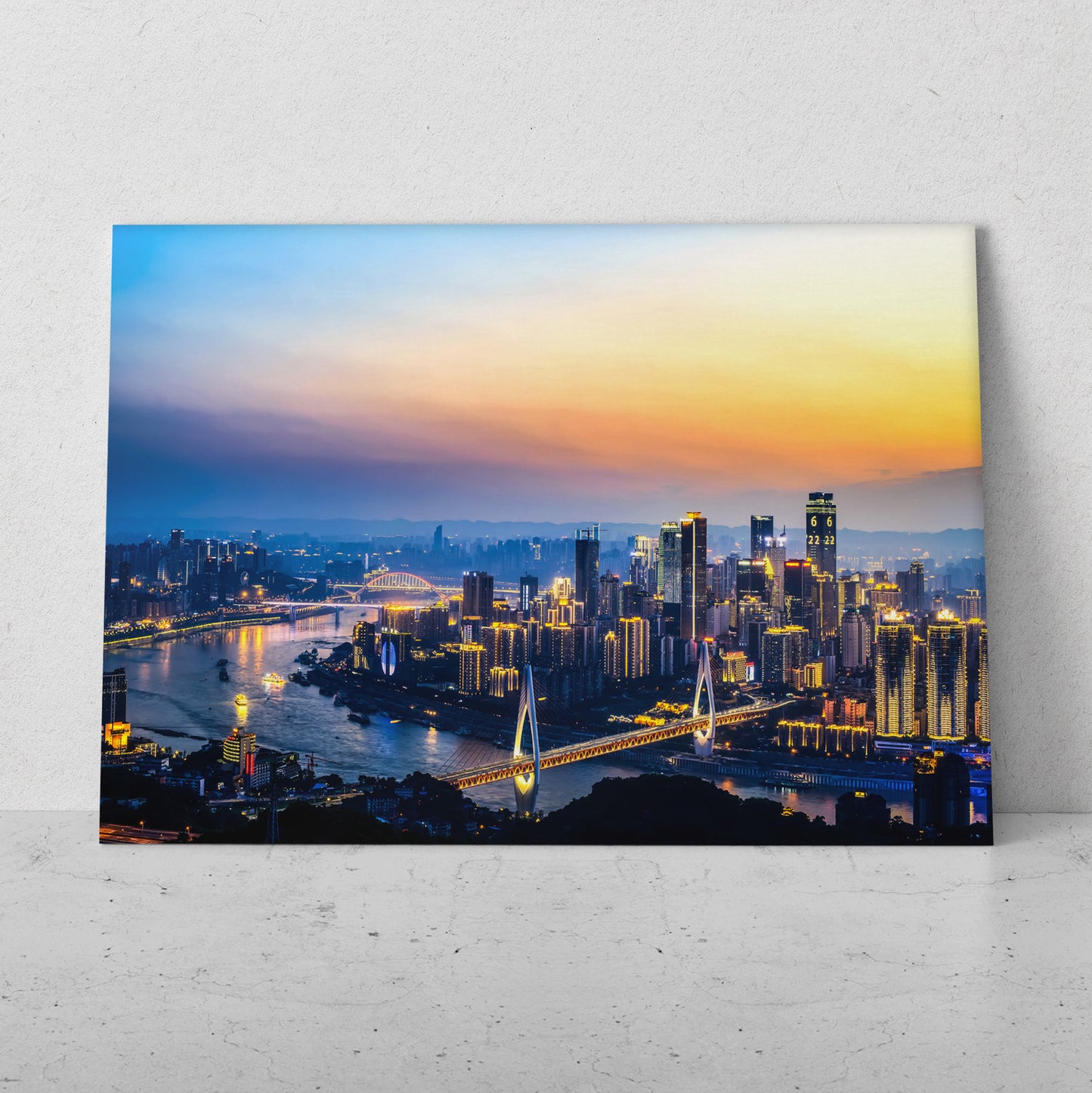 Anochecer en Chongqing, China (Horizontal) #PN03_080