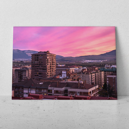 Cielo rojo sobre la ciudad (Horizontal) #PN03_091