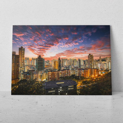 Horizonte urbano Hong Kong (Horizontal) #PN03_100