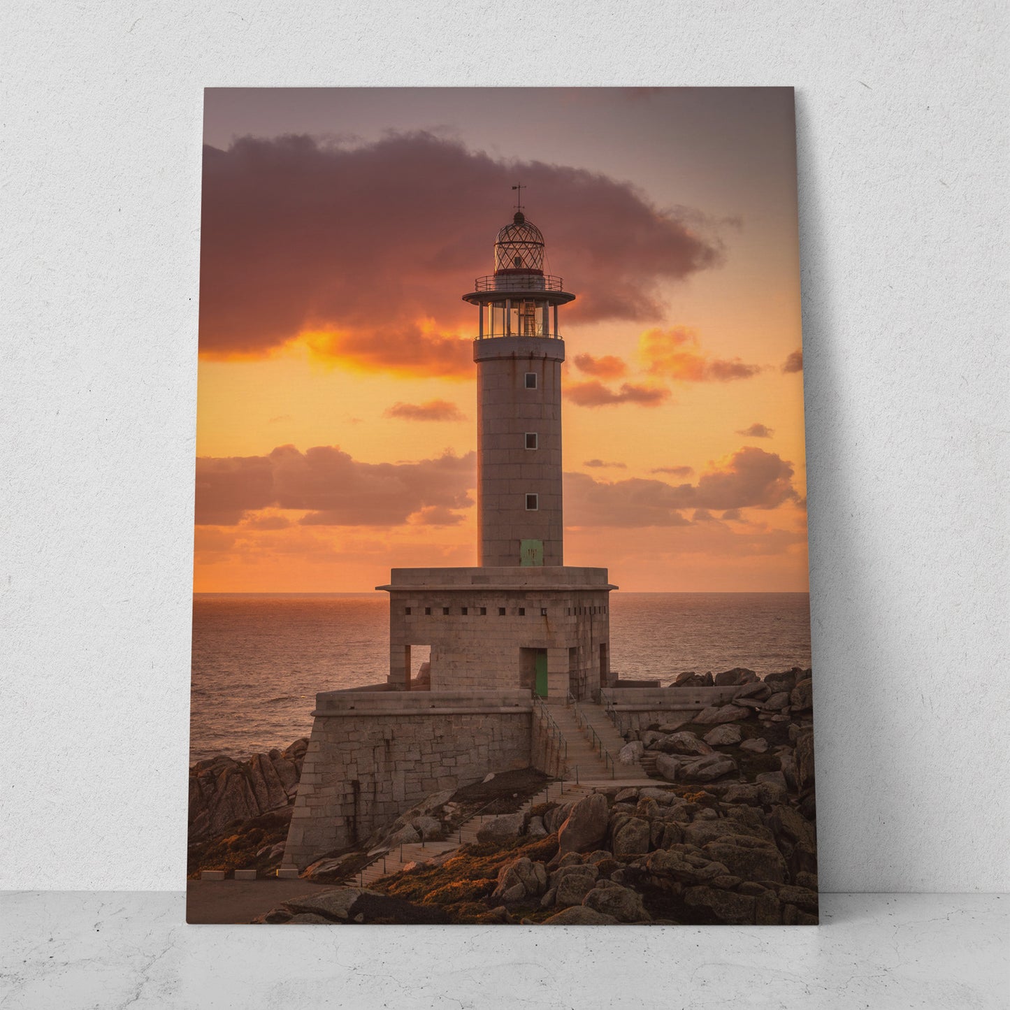 Faro de Punta Nariga, Galicia España (Vertical) #PN04_04