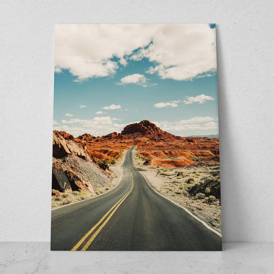 Paisaje desierto carretera Arizona (Vertical) #PN05_09