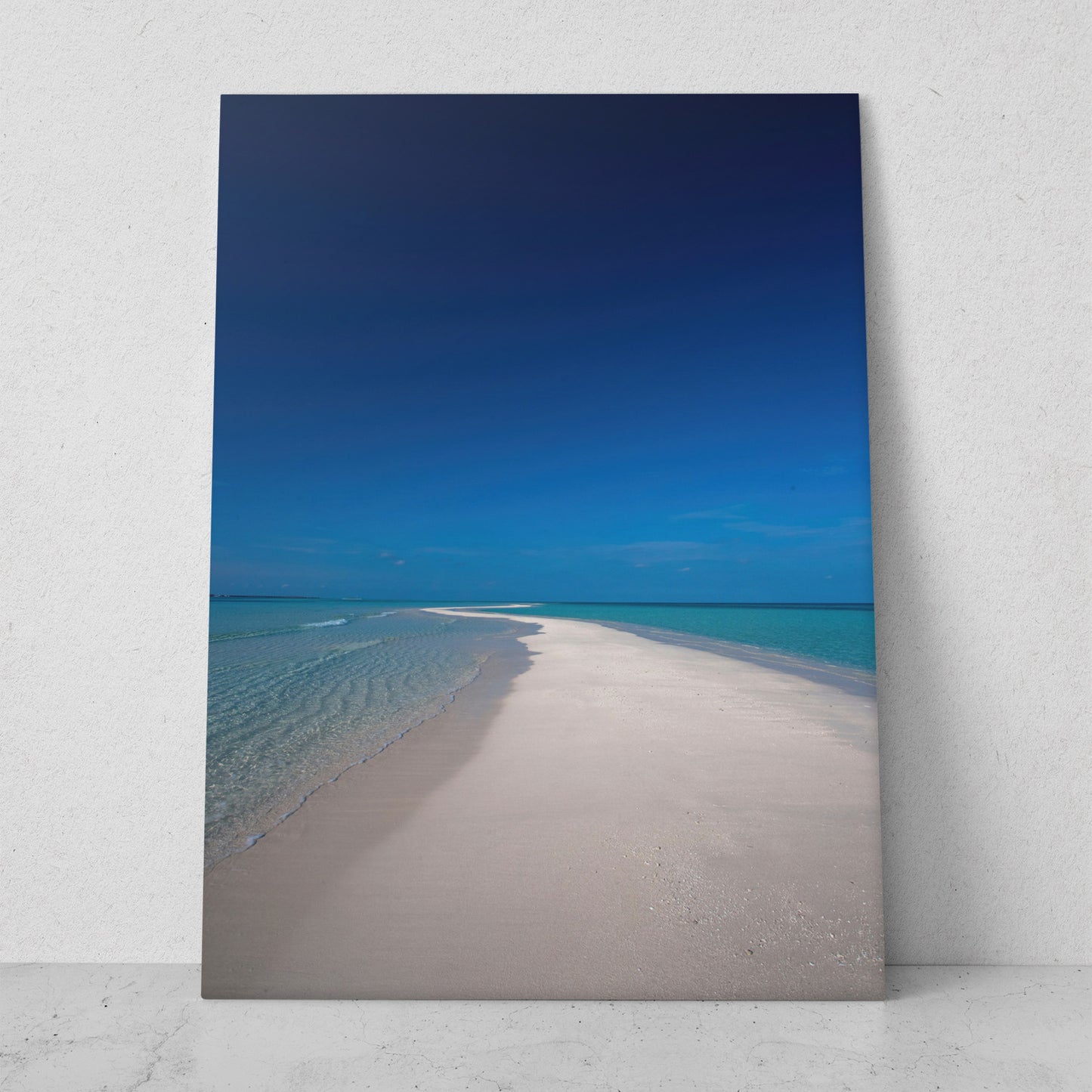 Paisaje de playa con arena blanca (Vertical) #PN07_005