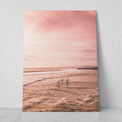 Paisaje de playa al atardecer (Vertical) #PN07_007