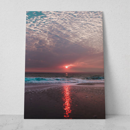 Atardecer en la playa (Vertical) #PN07_014