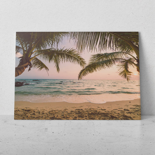 La playa con palmeras (Horizontal) #PN07_098