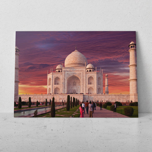 Atardecer en el Taj Mahal (Horizontal) #PN08_27