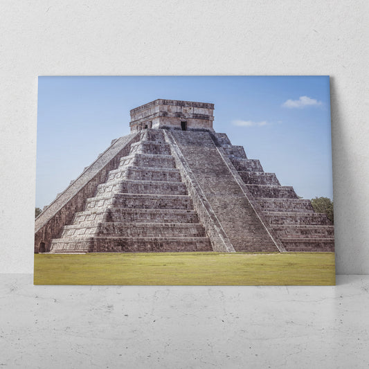 Panorámica de la pirámide de Chichén Itzá (Horizontal) #PN08_31