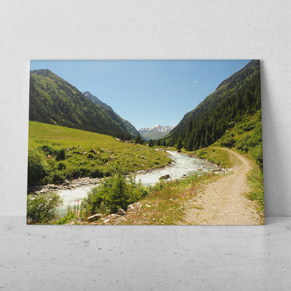 Paisaje arbolado con río (Horizontal) #PN09_08