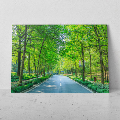 Camino arbolado verde (Horizontal) #PN09_30