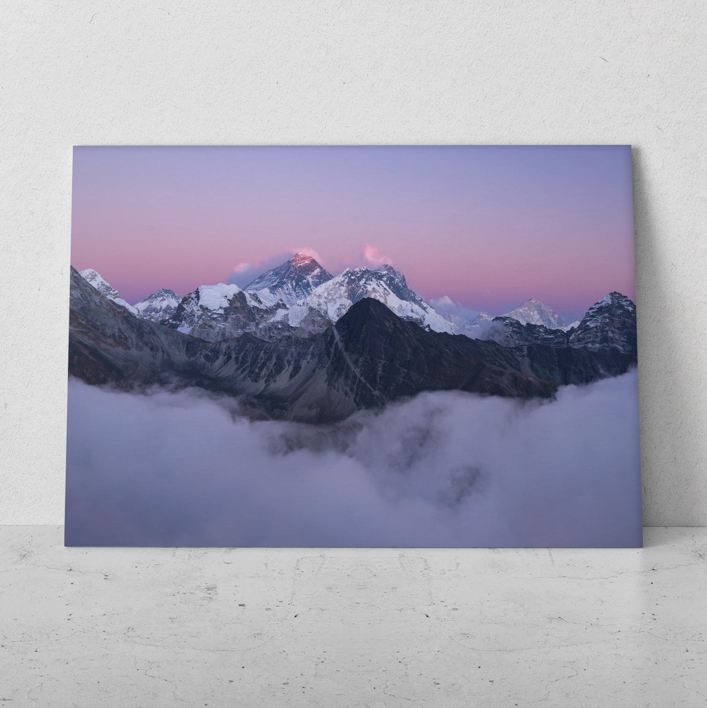 Atardecer nevado montañoso (Horizontal) #PN09_90