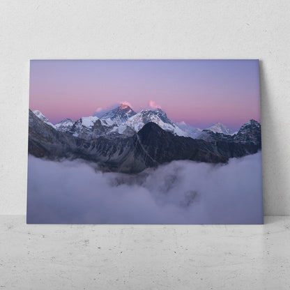 Atardecer nevado montañoso (Horizontal) #PN09_90