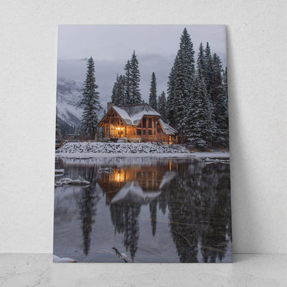 Cabaña en la nieve (Vertical) #PN10_05