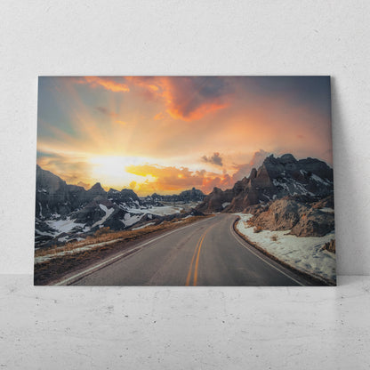 Atardecer entre montañas (Horizontal) #PN10_27