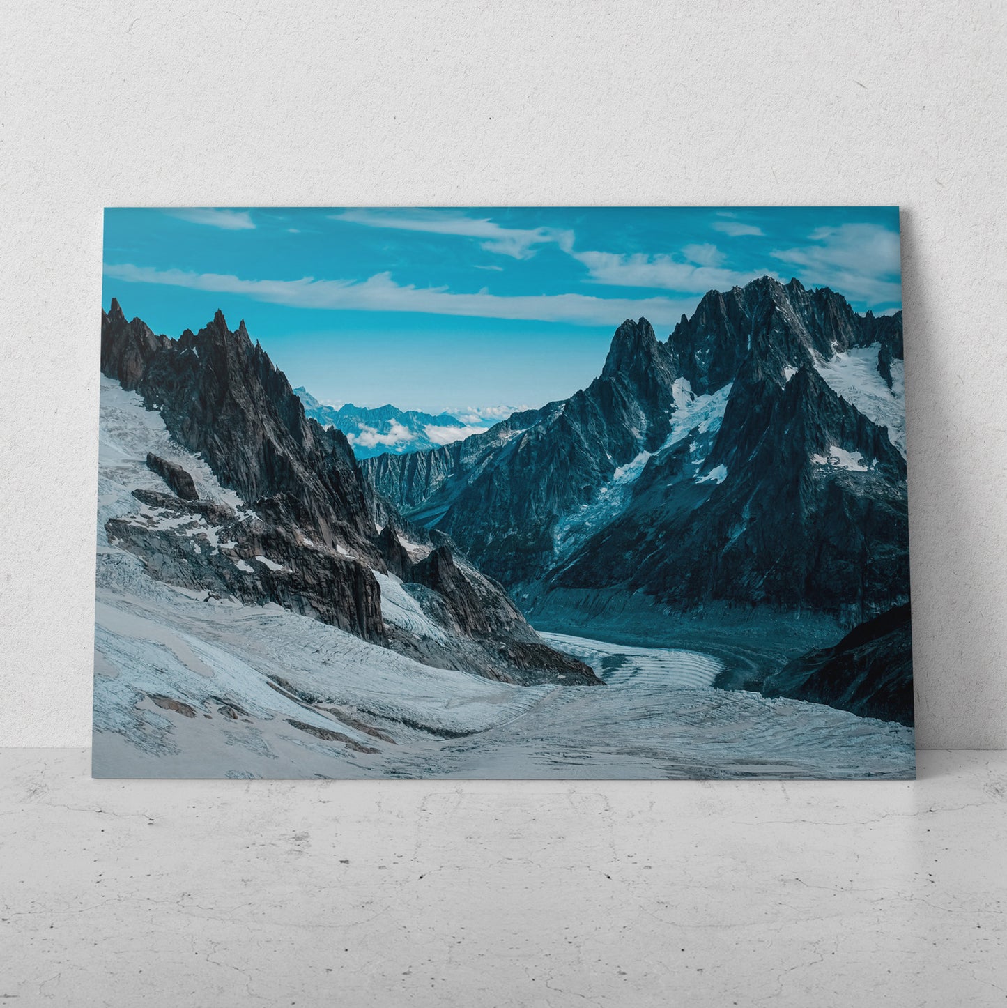 Bajando por la montaña nevada (Horizontal) #PN10_29