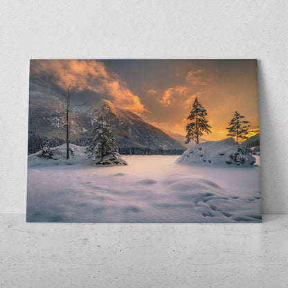 Nieve en el atardecer (Horizontal) #PN10_42