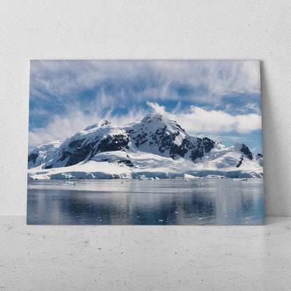 Reflejo de la montaña nevada (Horizontal) #PN10_52