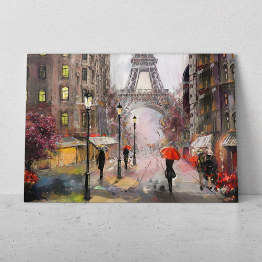 Cayendo la noche en París (Horizontal) #PO_16