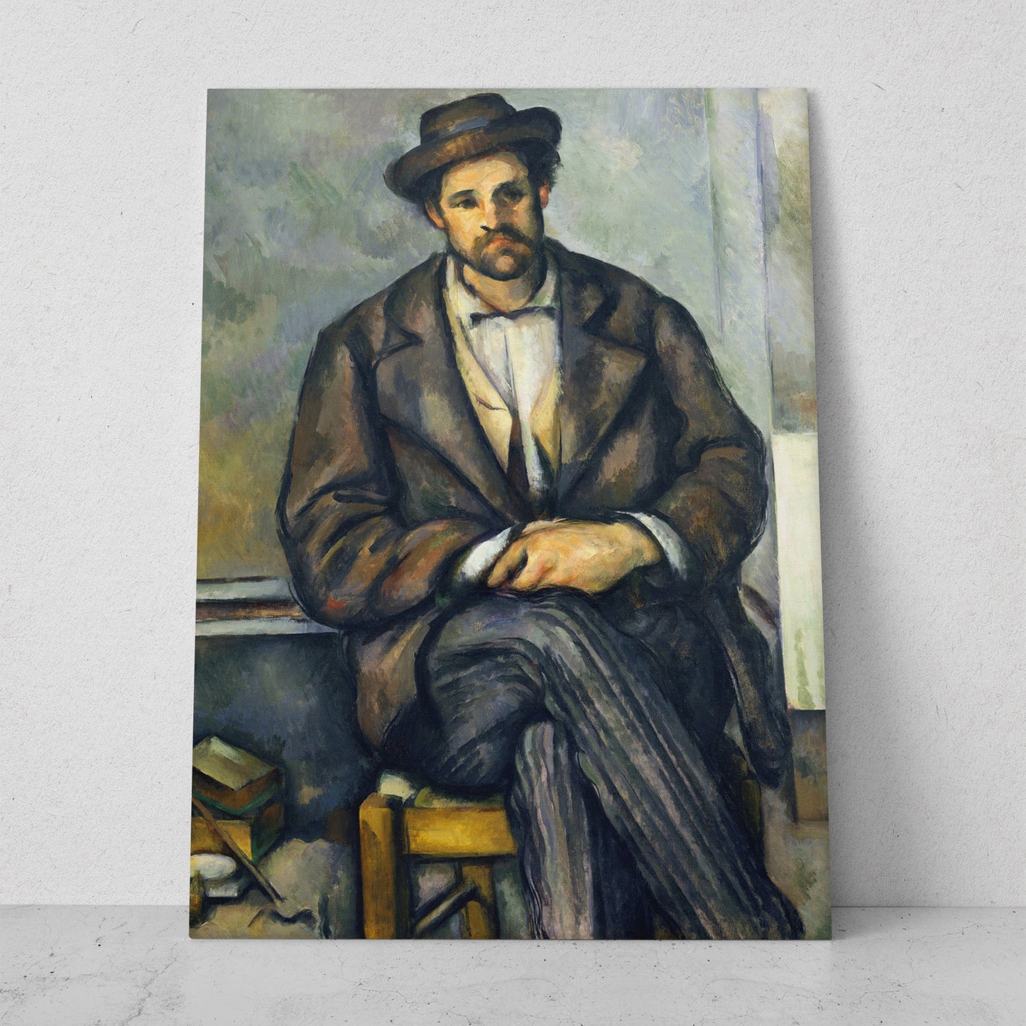 Campesino Sentado - Paul Cezanne (Vertical)