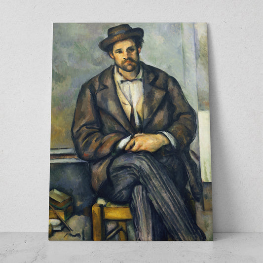 Campesino Sentado - Paul Cezanne (Vertical)