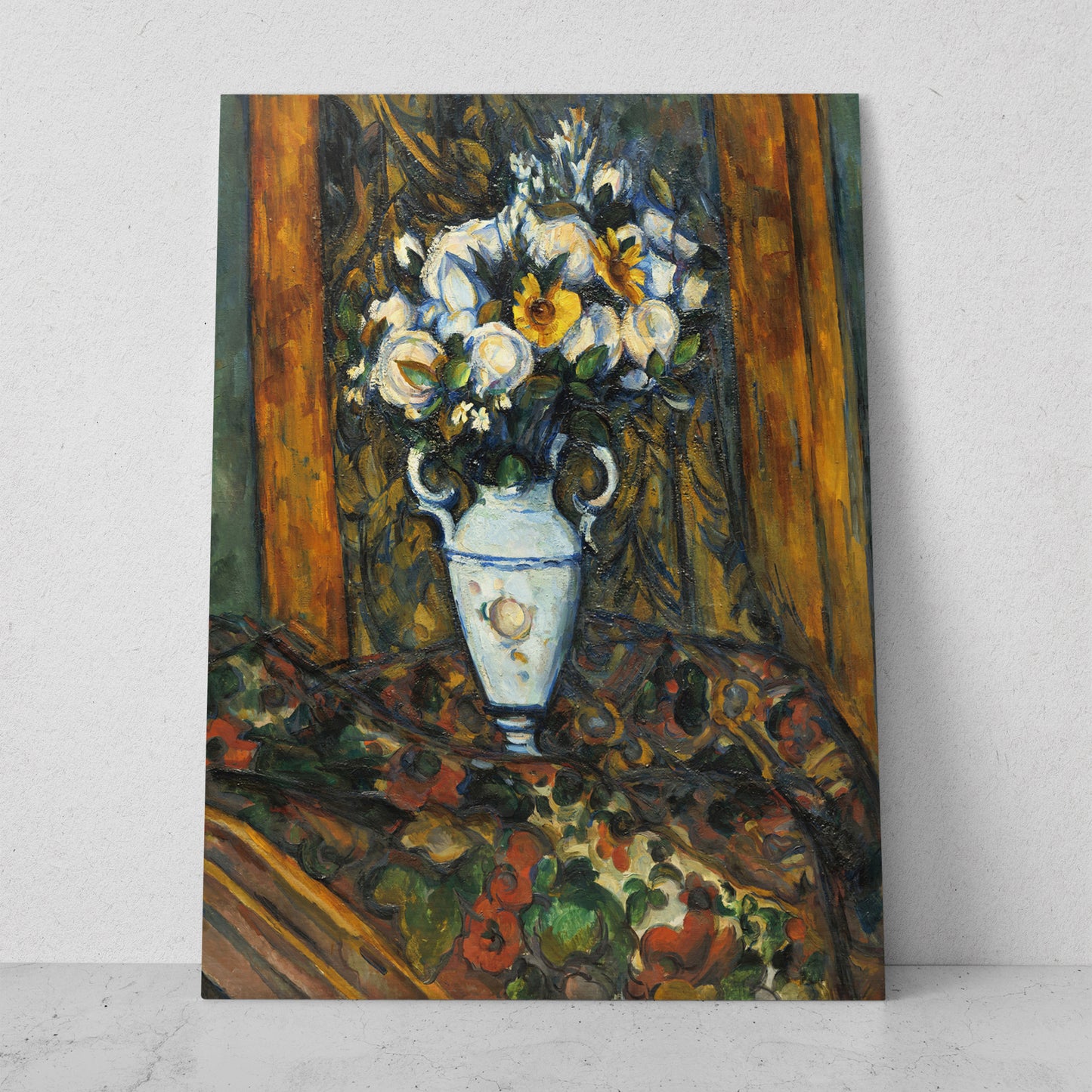 Jarrón de Flores - Paul Cezanne (Vertical)