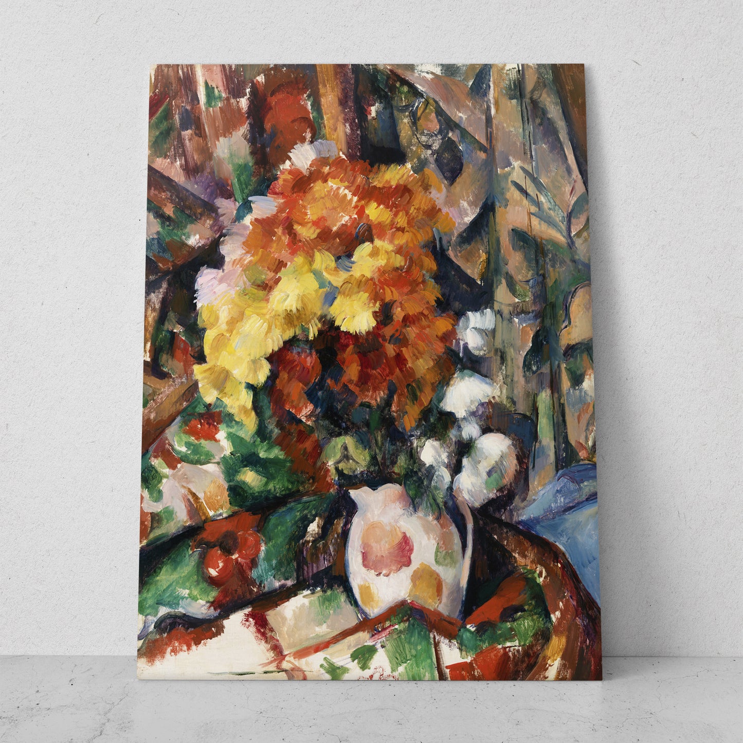 Le Vase Fleuri - Paul Cezanne (Vertical)