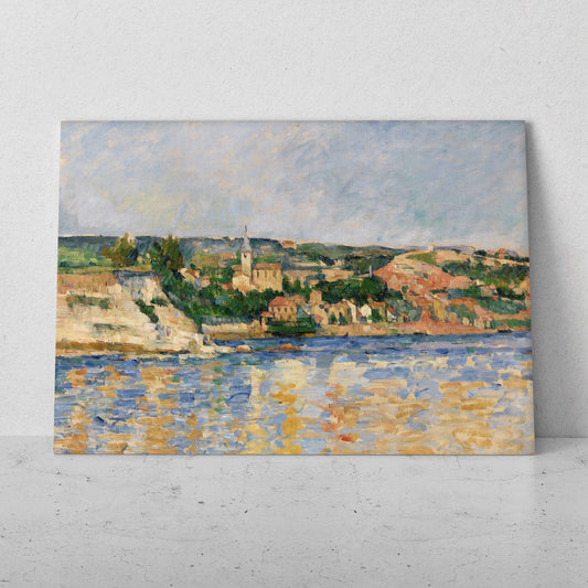 Aldea a la Orilla del Agua - Paul Cezanne (Horizontal)