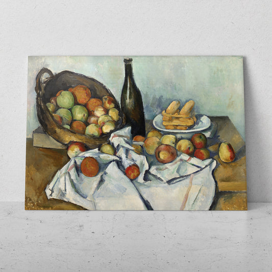 Cesto de manzanas - Paul Cezanne (Horizontal)