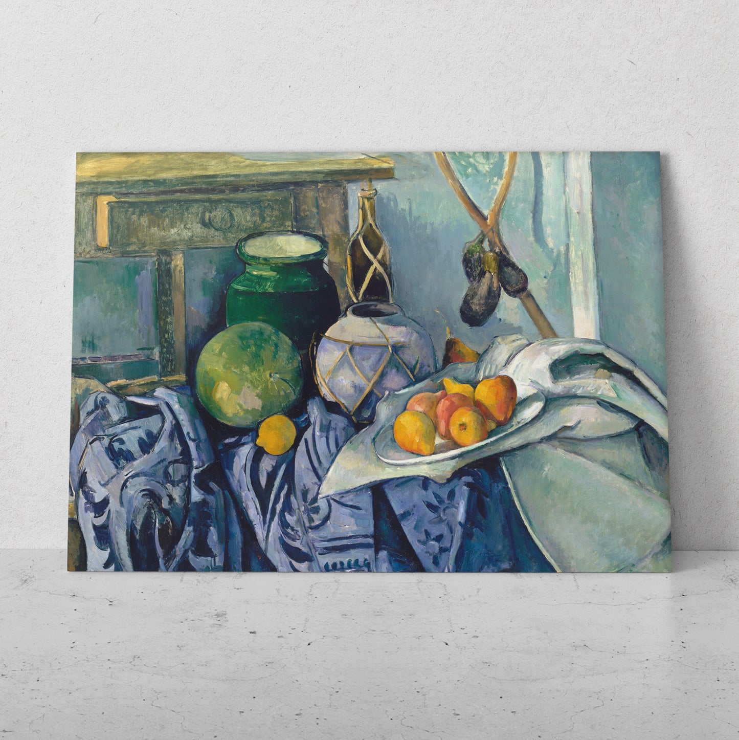 Bodegón con jarra - Paul Cezanne (Horizontal)