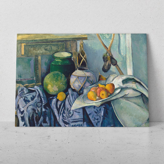 Bodegón con jarra - Paul Cezanne (Horizontal)