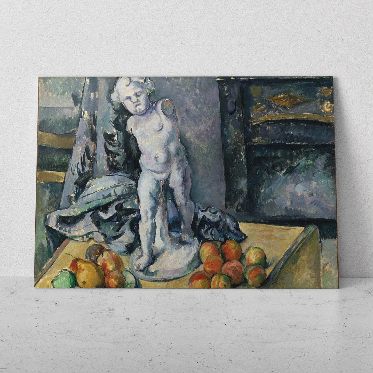 Bodegón con Cupido de yeso - Paul Cezanne (Horizontal)