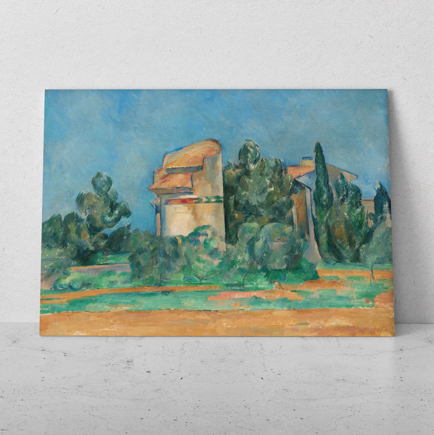 La Torre de las Palomas en Bellevue - Paul Cezanne (Horizontal)