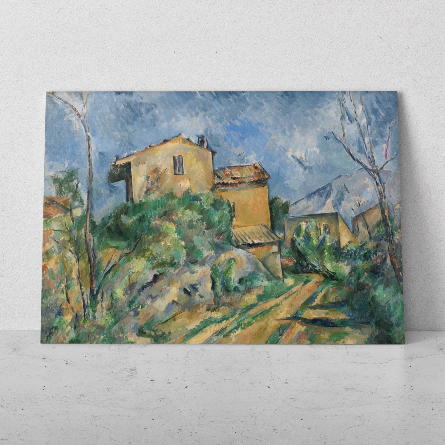 La casa María en el camino del Château Noir - Paul Cezanne (Horizontal)
